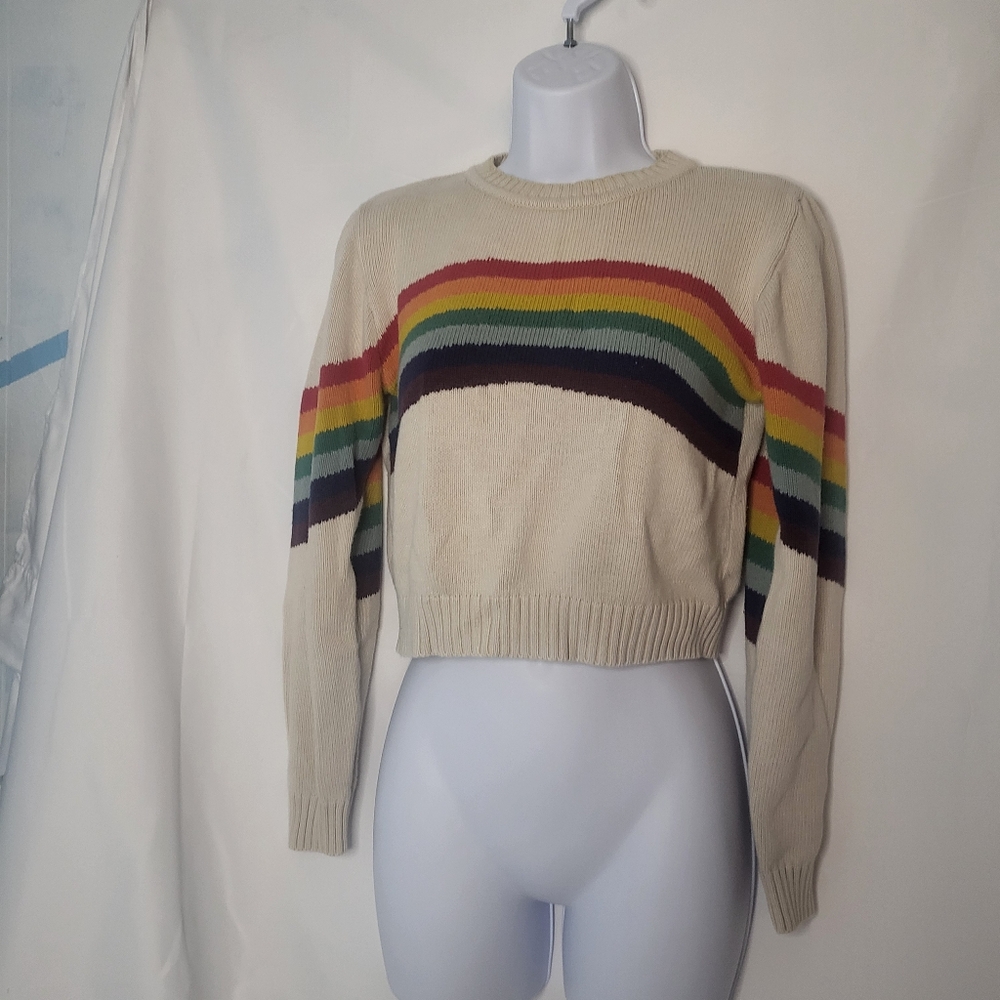 Earthbound crop sweater